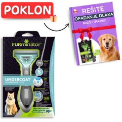 Furminator za male mačke sa kratkom dlakom S (GRATIS - kompletan vodič korišćenja)
