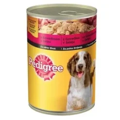 PEDIGREE Konzerva Govedina u želeu 400g – Potpuna i ukusna hrana za odrasle pse