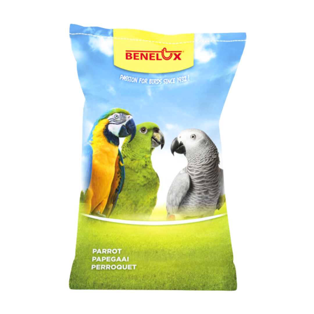 Benelux Veliki Papagaji sa Ljutom Paprikom 15 kg – Super Premium Hrana za Energiju i Vitalnost Vašeg Ljubimca