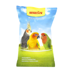 Benelux Veliki Papagaji sa Voćem i Kikirikijem 15 kg – kompletna premium hrana za velike papagaje