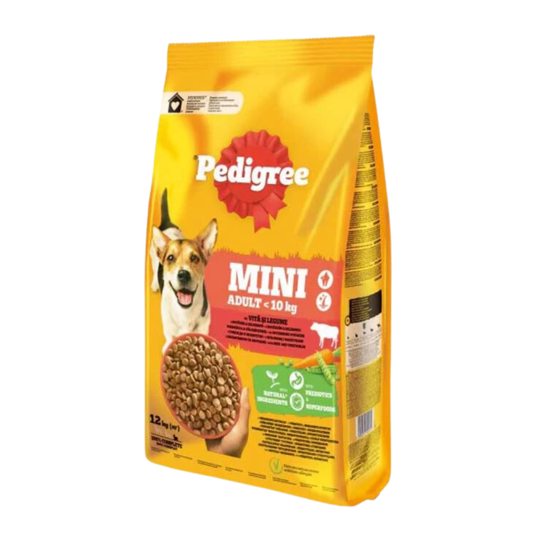 Pedigree Mini Adult govedina i povrće12kg