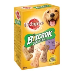 Pedigree Biscrok Multi 500g – Hrskavi biskviti u tri ukusa za nagrađivanje pasa