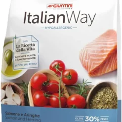 Italian Way Mini Adult Salmon & Herring – Vrhunska super premium hrana za odrasle pse malih i minijaturnih rasa sa lososom i haringom (8kg)