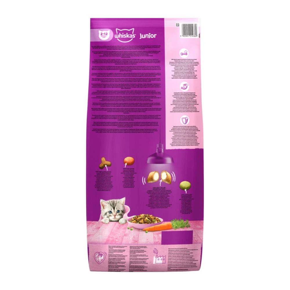 Whiskas Junior Piletina – Kompletna ishrana za zdravo odrastanje mačića 14kg