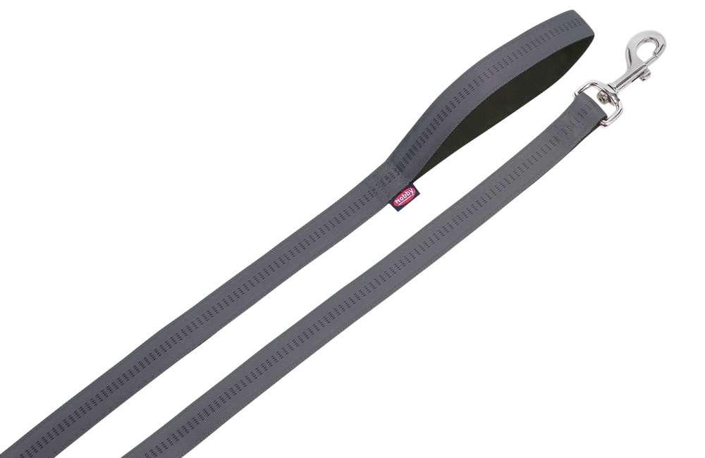 78515-74 Povodac Soft 20mm, 120cm, Sivo-Crna – Izdržljiv i elegantan povodac za velike pse