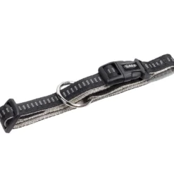 Ogrlica Soft 10mm, 20/30cm, Sivo-Crna – Elegantna i udobna ogrlica za Vašeg psa