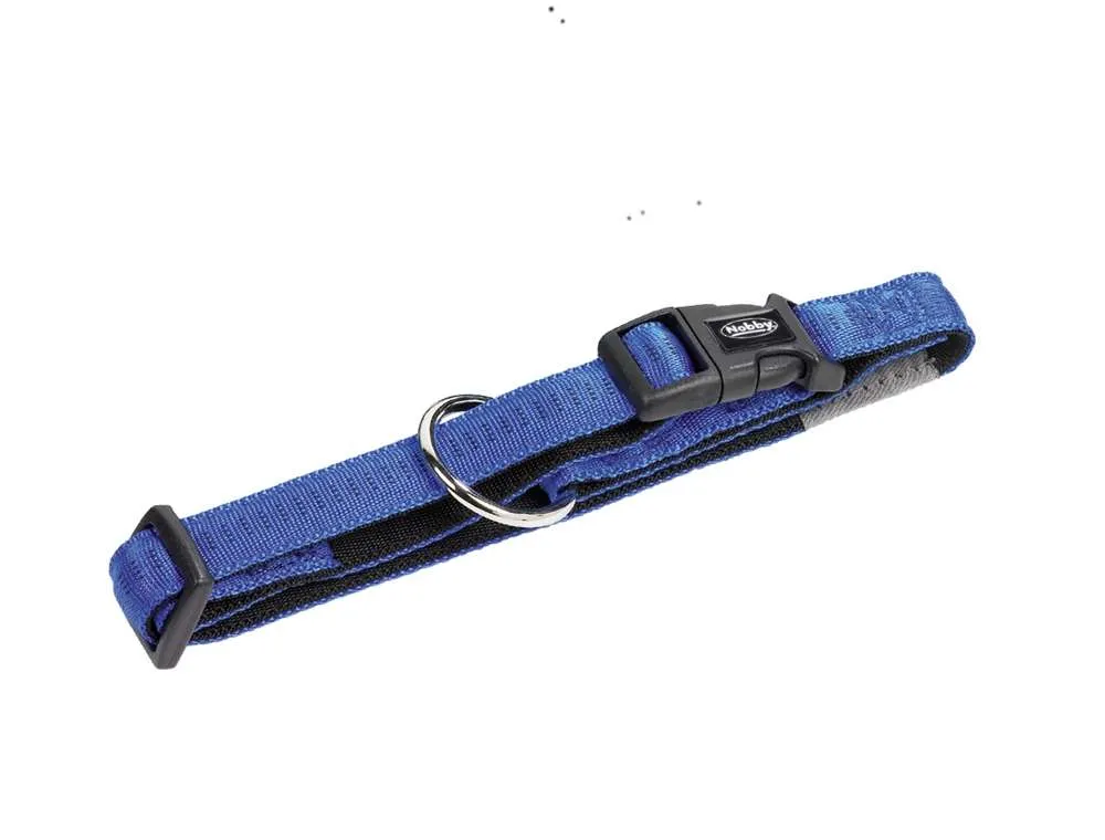Ogrlica Soft 20mm, 30/45cm, Plava – Udobna i elegantna ogrlica za Vašeg psa