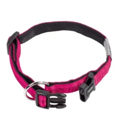 Ogrlica za pse Soft Grip 25mm, 120cm, Lila-Crna – Udobna i elegantna ogrlica sa dodatnim prianjanjem za sigurne šetnje