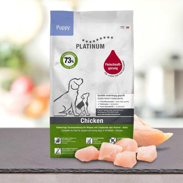 Platinum Dog Puppy All Chicken 5 KG – Kompletna hrana za štence sa piletinom, pirinčem i ribom