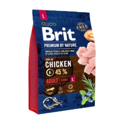Brit Premium by Nature Adult Large Breeds – Kompletna hrana za odrasle pse velikih rasa sa piletinom 🐾