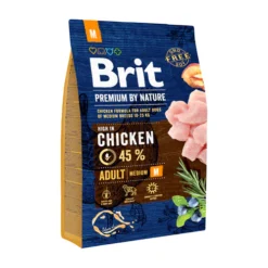 Brit Premium by Nature Adult Medium Breeds – Kompletna hrana za odrasle pse srednjih rasa sa piletinom 🐾