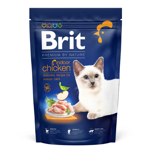 Brit Premium by Nature Cat Indoor Chicken – Potpuna vrhunska hrana za mačke koje žive u zatvorenom prostoru sa piletinom 🏡🐾