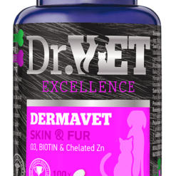 DR. VET DERMAVET – Vitaminski i mineralni dodatak za zdravlje kože i dlake pasa i mačaka 100 tab