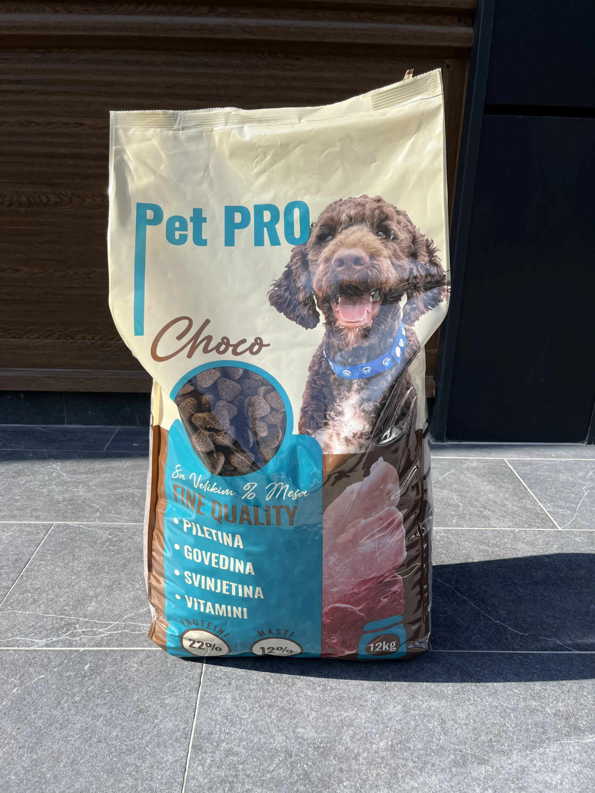 Pet Pro Choco 12 kg – Kompletna hrana za odrasle pse sa govedinom i svinjetinom
