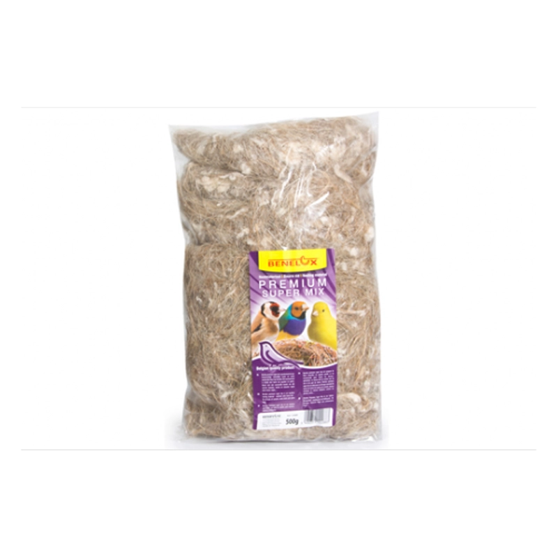 Benelux Materijal za Gnezda 500 g – Special Mix za Prirodna i Udobna Gnezda