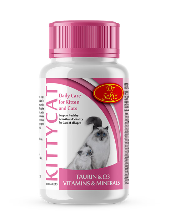 SEMACO KITTYCAT 100G/100TAB – Vitaminsko-mineralni dodatak za mačiće i mačke