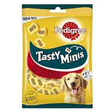 PEDIGREE Tasty Minis Govedina & Piletina 155g – Ukusne nagradne poslastice za pse
