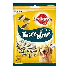 PEDIGREE Tasty Minis Sir & Govedina 140g – Ukusne nagrade za vašeg psa