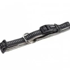 Ogrlica za pse Soft Grip 25mm, 120cm, Crna – Izdržljiva i elegantna ogrlica sa dodatnim prianjanjem za sigurne šetnje
