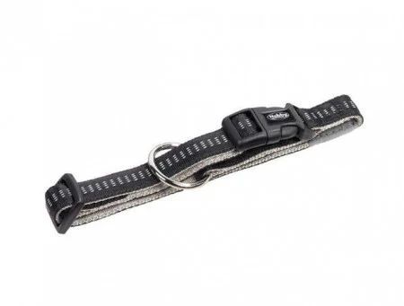Ogrlica za pse Soft Grip 25mm, 120cm, Crna – Izdržljiva i elegantna ogrlica sa dodatnim prianjanjem za sigurne šetnje
