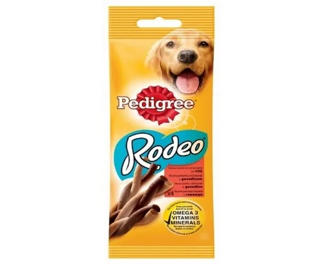 PEDIGREE Rodeo 70g – Ukusna poslastica sa govedinom za odrasle pse