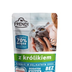FRENDI Kesica za Mačke 100g – Komadići u Sosu sa Zečetinom