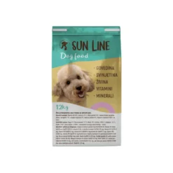 SUN LINE DOG FOOD Kompletna hrana za odrasle pse sa govedinom, piletinom i svinjetinom 12kg