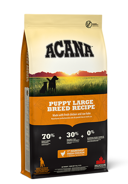 Acana Puppy Large 17kg – Kompletna hrana za štence velikih rasa