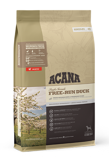 Acana Single Free-Run Duck – Kompletna hrana za pse sa osetljivim stomakom