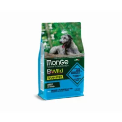Monge BWild Grain Free Inćun sa krompirom i graškom – Kompletna hrana za odrasle pse svih rasa