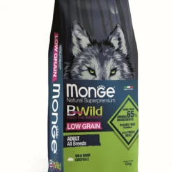 Monge BWild Low Grain Adult Vepar – Kompletna hrana za odrasle pse svih rasa