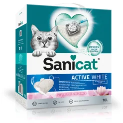 Sanicat Active White Lotus – Premium grudvajući posip sa mirisom cveta lotosa