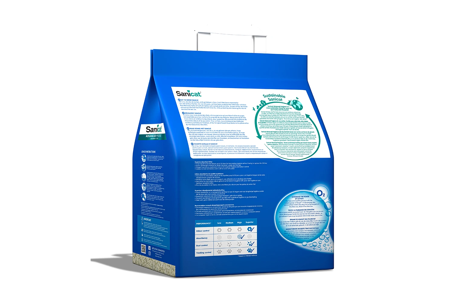 Sanicat Advanced Hygiene 5L – Visokoapsorbujući posip bez mirisa