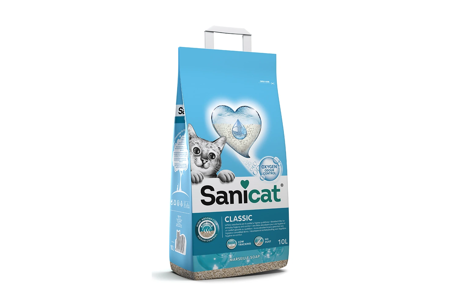 Sanicat Classic Marseille 10L – Grudvajući posip sa mirisom marsejskog sapuna