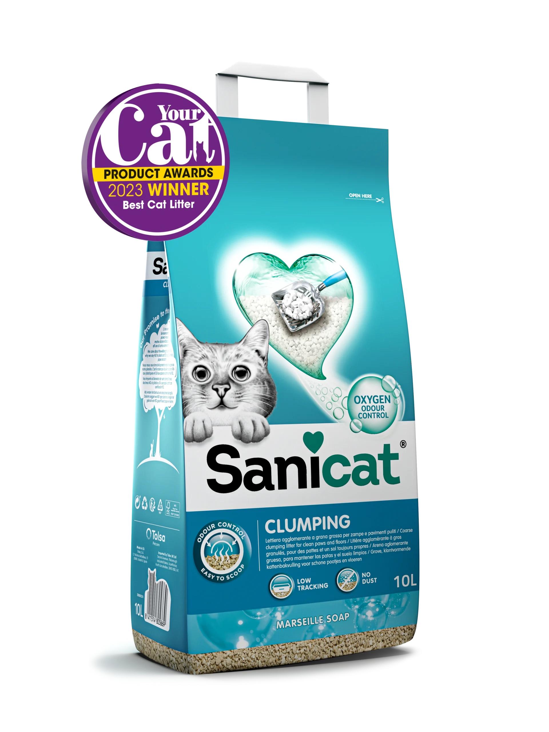 Sanicat Clumping Marseille – Grudvajući posip sa Oxy-Power formulom