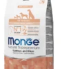 Monge All Breeds Puppy & Junior Losos i Pirinač – Kompletna ishrana za štence svih rasa