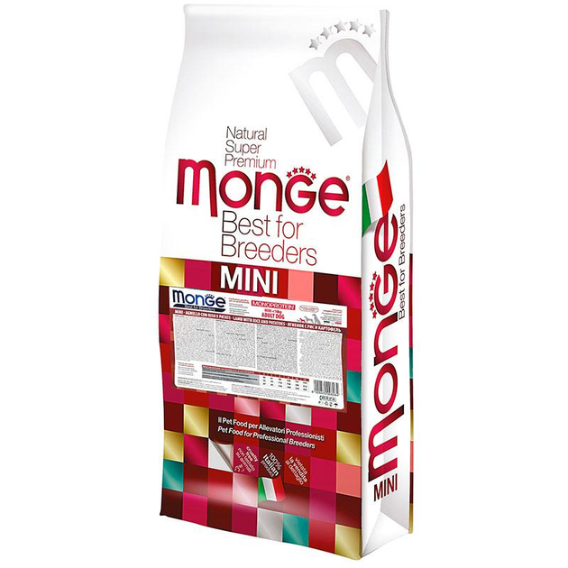 Monge Best For Breeders Adult Mini Jagnjetina – Kompletna ishrana za odrasle pse malih rasa 15kg