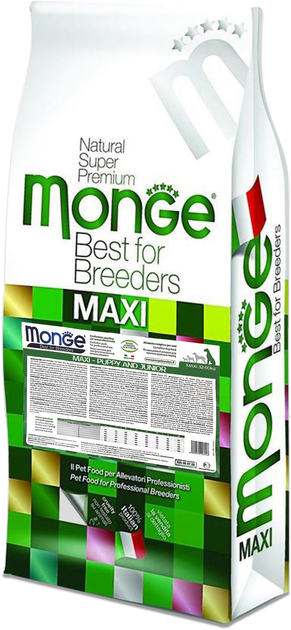 Monge Best For Breeders Maxi Puppy & Junior Piletina 15kg – Kompletna ishrana za štence velikih rasa