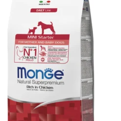 Monge Mini Starter Piletina – Kompletna ishrana za doberu laktaciju i pravilan razvoj štenaca malih rasa 1.5kg