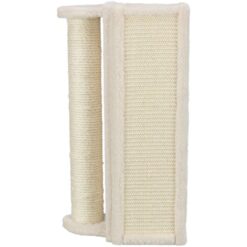 Trixie Grebalica Ugaona sa Postoljem 15x50x15cm Bež – Idealno rešenje za mačke koje vole da grebu i penju se!