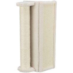 Trixie Grebalica Ugaona sa Postoljem 15x50x15cm Bež – Idealno rešenje za mačke koje vole da grebu i penju se!