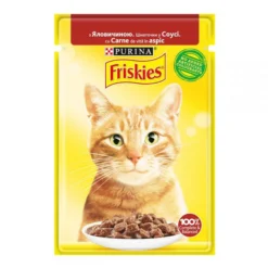 FRISKIES Kesica za mačke Adult Govedina u sosu 85g