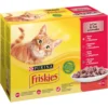 FRISKIES Multipack za mačke Piletina/Govedina/Jagnjetina/Pačetina u sosu 12x85g