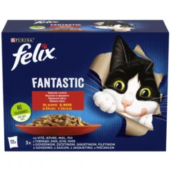 Felix Fantastic Mešani izbor mesa u želeu 12x85g