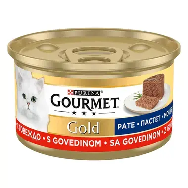 GOURMET Gold s govedinom 85g