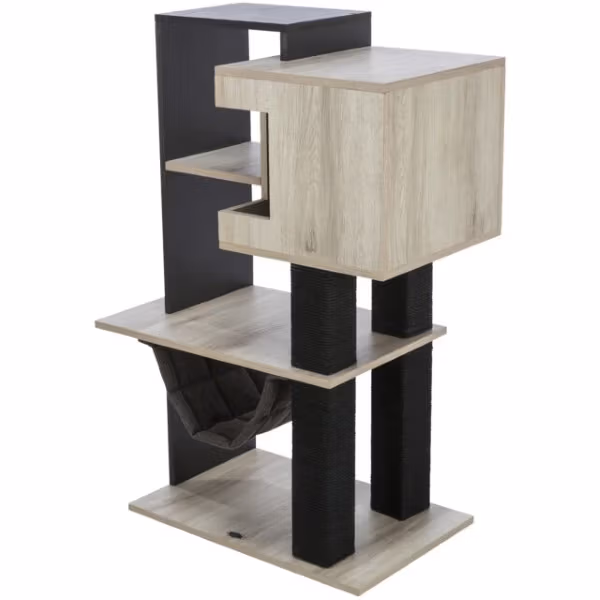 Trixie Grebalica Drvo City Style 98 cm Sivo/Crna - Слика 3